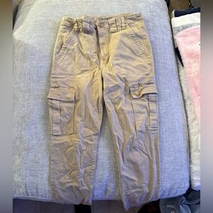 Tan Cargo American Eagle Super Hi-Rise Jeggings